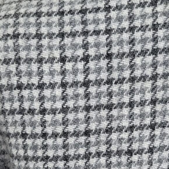 NWT Aritzia Wilfred Darmon Wool Blend Houndstooth Plaid Blazer Size 6 Gray Black - Picture 4 of 15